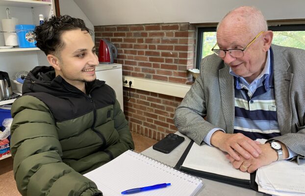 Taalcoach koppel Mohammed en Willem